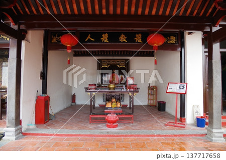 マレーシア　世界遺産マラッカ　チェン・フーン・テン寺院 137717658