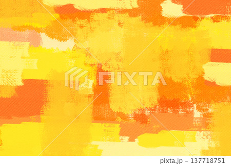 背景素材_グランジ_オレンジ 137718751