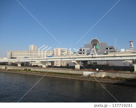 台東区側から隅田川越しに墨田区を望む 台東区側から隅田川越しに墨田区を望む 137719281