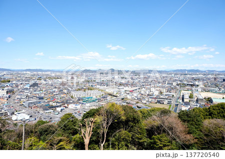 愛知県小牧市_小牧山城から北東側風景4_2025年4月 愛知県小牧市_小牧山城から北東側風景4_2025年4月 137720540