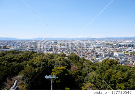 愛知県小牧市_小牧山城から北西側風景1_2025年4月 137720546