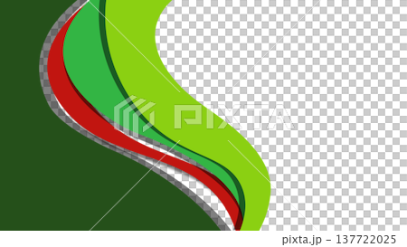 Abstract wave background with green, red, and grey layers. illustration for corporate design Abstract wave background with green, red, and grey layers. illustration for corporate design 137722025