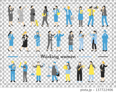 働く女性 137722406