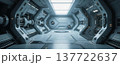 クールなスペースシップの船内空間 137722637