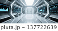 クールなスペースシップの船内空間 137722639