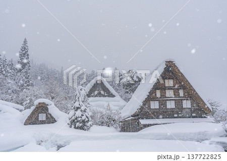 白川郷 冬景色 白川郷 冬景色 137722825