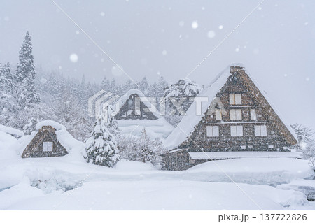 白川郷 冬景色 白川郷 冬景色 137722826