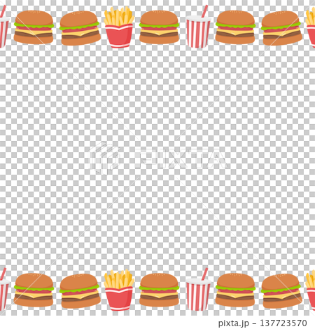 Hamburger frame Hamburger frame 137723570