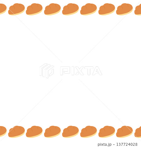 ロールパンのフレーム 137724028