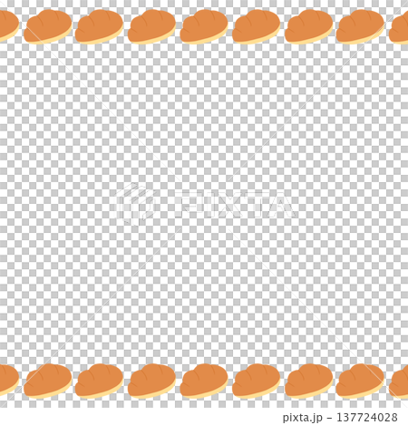 ロールパンのフレーム 137724028