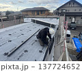 新築住宅屋根ルーフィング施工現場 137724652