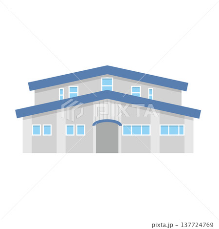 体育館の建物イラスト 137724769