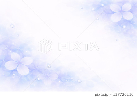 梅雨をイメージした抽象水彩背景テクスチャ 梅雨をイメージした抽象水彩背景テクスチャ 137726116