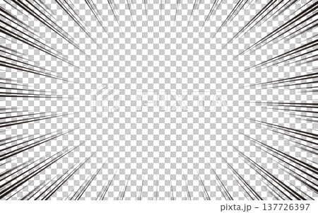 Radial black lines, manga style effect lines Radial black lines, manga style effect lines 137726397