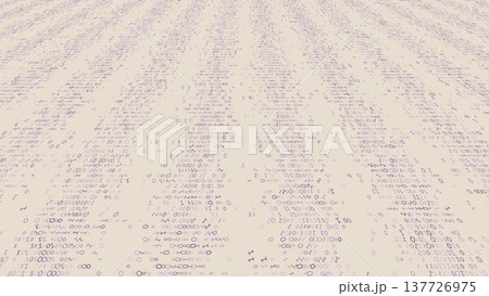 Colored Data Lanes - Linear Binary Symbol Distribution in Perspective Colored Data Lanes - Linear Binary Symbol Distribution in Perspective 137726975