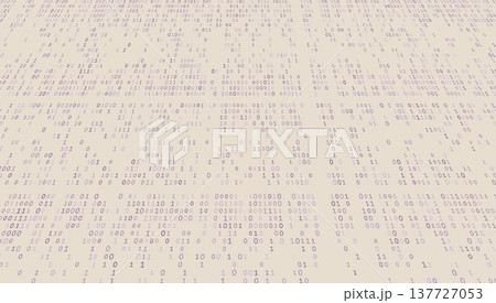 The Sparse Bitstream - Minimalist Binary...のイラスト素材 [137727053] - PIXTA