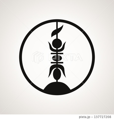 Symbol from the flag of New Caledonia Symbol from the flag of New Caledonia 137727208