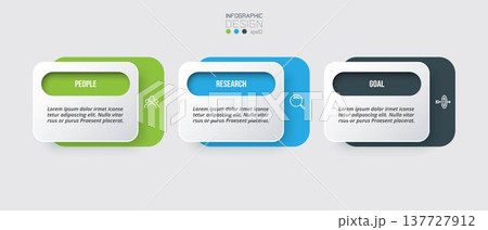 Business or marketing infographic template. Business or marketing infographic template. 137727912