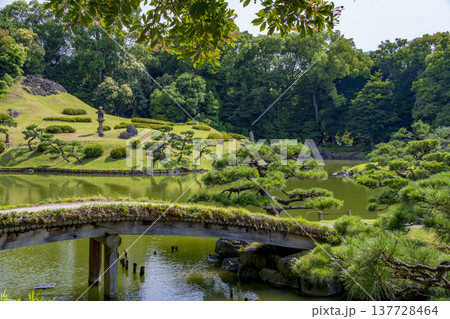 東京都清澄白河の庭園での風景 137728464