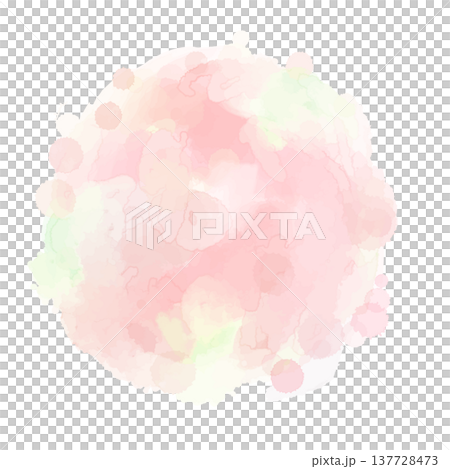 水彩の背景素材　円 137728473