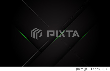 Abstract green light line cross shadow on black blank space design modern futuristic technology background vector Abstract green light line cross shadow on black blank space design modern futuristic technology background vector 137731024