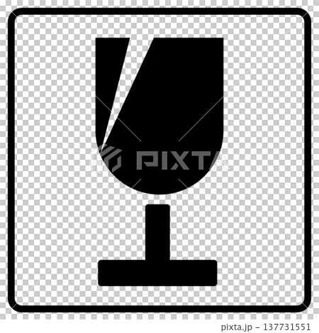 Fragile - Glass icon Fragile - Glass icon 137731551