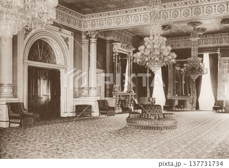 古写真 1916年 米国 ホワイトハウスのイーストルーム 古写真 1916年 米国 ホワイトハウスのイーストルーム 137731734