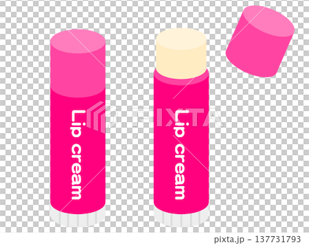 Lip balm illustration material Lip balm illustration material 137731793