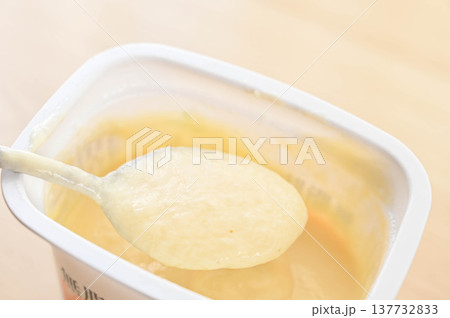 ヨーグルトで作るチーズケーキ風 137732833