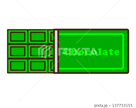 板チョコのイラスト素材3 137733155