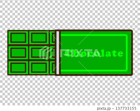 板チョコのイラスト素材3 137733155