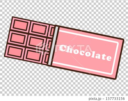 板チョコのイラスト素材4 板チョコのイラスト素材4 137733156