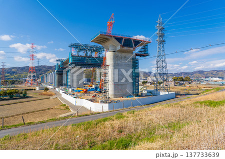 大阪府高槻市　新名神高槻高架橋工事　2026年2月 137733639