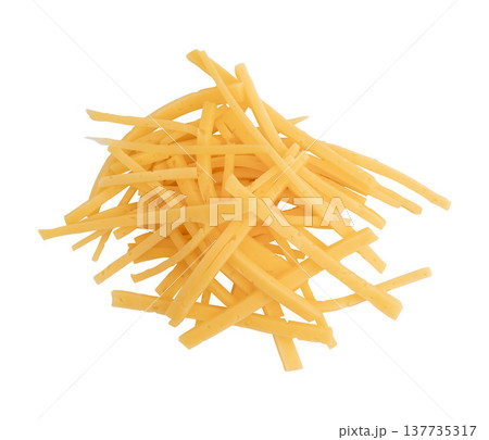 sliced cheese isolated sliced cheese isolated 137735317