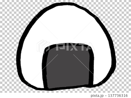 おにぎりの素材 おにぎりの素材 137736316