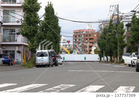 駒込・田端間補助92号線こ線道路端新設工事（東京都北区） 137737309