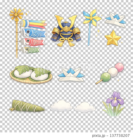 素材・こどもの日 素材・こどもの日 137738207