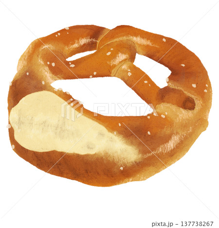 プレッツェルのイラスト プレッツェルのイラスト 137738267