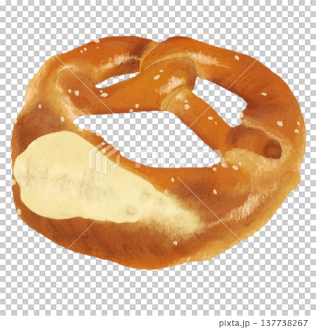 プレッツェルのイラスト プレッツェルのイラスト 137738267