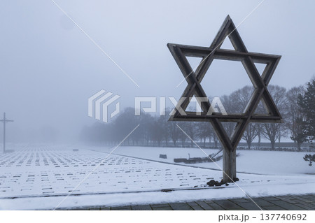 Memorial site in Terezin, remembering Holocaust victims 137740692