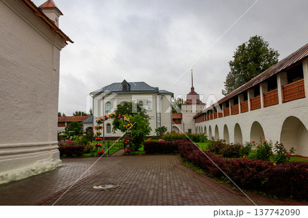 Vvedensky Tolga convent in Yaroslavl, Russia. Golden ring of Russia 137742090