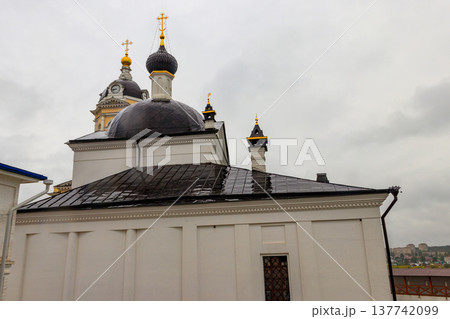 Vysotsky monastery in Serpukhov, Moscow oblast, Russia 137742099