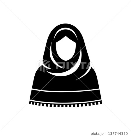 Middle Eastern Hijab Icon Middle Eastern Hijab Icon 137744550