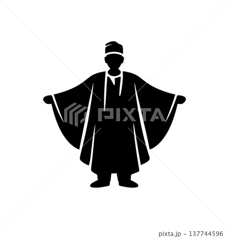 West African Agbada RobeIcon West African Agbada RobeIcon 137744596