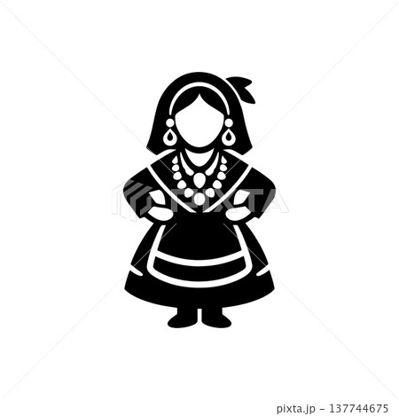 Southern European Mediterranean Matriarch Icon 137744675