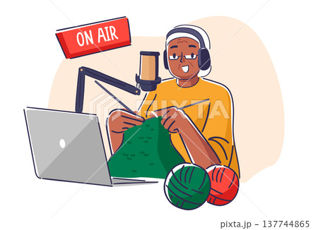 Podcaster Knitting Tutorial Broadcast 137744865