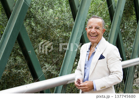 Older man with a youthful and energetic appearance Older man with a youthful and energetic appearance 137745680