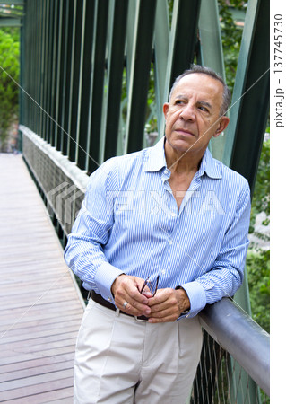 Older man with a youthful and energetic appearance Older man with a youthful and energetic appearance 137745730