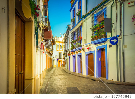 old town at night Cordoba, Spain old town at night Cordoba, Spain 137745945