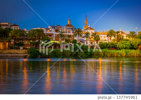 cityscape of Sevilla, Spain 137745961
